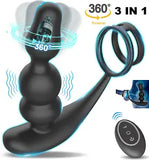 Male Prostate Massager Rotation Anal Butt plug Vibra