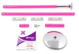 X Pole X-PERT Pro 45mm PX Spinning Static Dance Exercise Powder Coated Pink New