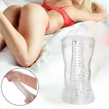 Masturbator Stroker Sleeve Ribbed Pocket Pussy Masturbation Sex Toy For Men Hot