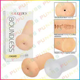 Boundless Stroker Masturbator Textured Vagina Sleeve__Anal Suction Male Sex Toy