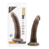 Blush Dr. Skin 7'' Soft Dildo-Strap On Harness Compatível com Ventosa-Body Safe