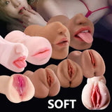 Male Masturbaters Realistic Vagina Anal Pocket Pussy Sex-Toys for-Men-Oral Doll