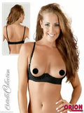 Open Bust 1/4 Quarter Cupless Shelf Bra Women's Sexy Lingerie Cottelli