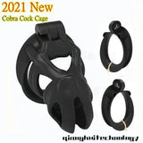 New 3D Cobra Cage Mamba Male Chastity Device Rings Sleeve Chastity Belt