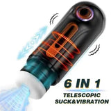 Blowjob Sucking Penis Machine Automatic Telescopic Male Masturbator Blowjob Oral