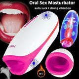 Automatic Sucking Male Masturbators Blowjob Machine Stroker Cup Men Adult Toys