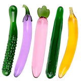 Vibrador de vidro BANANA para mulheres, masturbação, sexo