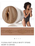 FLESHLIGHT GIRLS MISTY STONE BUMP-N-GRIND. Male Stroker. Male Masterbator. Pussy