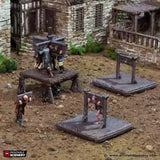 Medieval Stocks and Pillory - King and Country - Printable Scenery Wargaming D&D