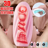 Male Penis Sleeve Pocket Pussy Stroker Masturbator Vagina 3D Sex Toys for Men