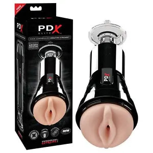 Pipedream Extreme Elite Penis Compressor Vibrating Stroker Adult