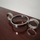 New Male / Female Stainless Steel Heavy Wrist Neck Lock Pillory Constraint