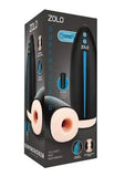 ZOLO SuperSucker Full Shaft Automatic Suction Stroker Men Masturbator - Blue/Bla