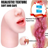 Flexible Mouth Masturbators Oral Blowjob Deep Throat Pocket Sex Love Dolls Toy