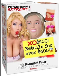 Pipedream Extr Sex Doll Big Beautiful Becky plus Size Love Doll