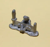 Fantasy Miniature  -  Fantasy,  Prisoner in Stocks/ Pillory