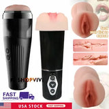 Sex Machine Blowjob Sucking / Telescopic Male Masturbaters Cup Stroker Men Toy