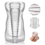 Spinner Reusable Realistic Spiral Stroker Sleeve Men Masturbator Sex Cup