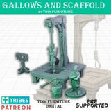 Gallows Hanging Hung Execution Pillory Death Medieval Fantasy TTRPG dnd Scatter