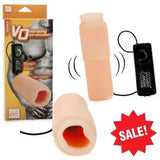 Oro Simulator Male Masturbator Sleeve Sex Toy Vibrator Blow-Job Stroker Vibe