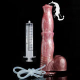 9.6 Inch Dildo Realistic Ejaculating Penis Silicone Anal Sucker Hand Sex