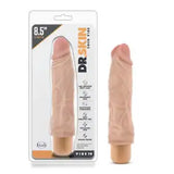 Blush Dr. Skin - 8.5" Soft Realistic Vibrating Dildo Multi Speed Veiny Textured