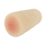 Mini Ass Ribbed Masturbator Male Compact Tight Sleeve Stroker Soft Flexible Toy