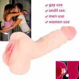 Realistic Penis Sleeve Dildo & Vagina for Men Masturba