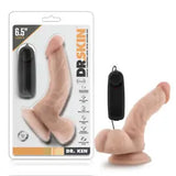 Blush Dr. Skin Small 6.5 Inch Lifelike Realistic Remote Control Vibrating Dildo