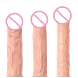 Reusable Penis Sleeve Dildo Penis Enlargement Stimulate Couples Sex