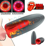 Male Masturbators Automatic Deep Throat Cup Blowjob Stroker Heated Sex Toys Men