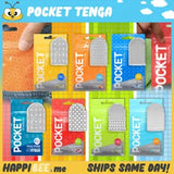 POCKET TENGA__Male Reusable Realistic Egg Stroker Sleeve Masturbator Sex Spinner