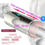 Automatic Telescopic Masturbaters HandsFree Male Cup Blowjob Stroker Masturbator