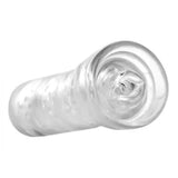 Clear Mouth Masturbator Deep Throat Stroker Soft Firm Flexible Stroking Sleeve