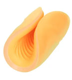 The Gripper Dual Grip Male Masturbator Stroker Sleeve Sex Toy Flexible Orange