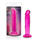 HY B Yours - Sweet n' Small 6 Inch Dildo With Suction Cup - Pink