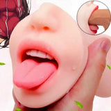 Male Masturbators Realistic Mouth Blowjob Love Doll Pocket Pussy Sex Toy for Men