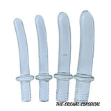 Liso Grande Alça De Cristal Vidro Dildo16/20/25/30Mm Pênis Realista Vibrador Sexo