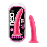 Blush Neo Elite 7.5'' Premium Puria Silicone Dildo Ultrasilk Smooth Suction Cup