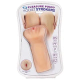 Cloud 9 Pleasure Pussy Pocket Stroker Light with bonus drying pouch, New