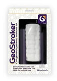 NEW LISTINGIcon Brands GeoStroker 2 White - Masturbation Stroker Sleeve