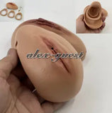 3D Print PA Fully Male Chastity Cage Device Realistic Pussy Hole with 3 Rings