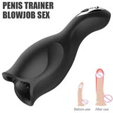 Auto Glans Massager Penis Blowjob Male Masturbator Cup Vaginal Pussy Stroker Men