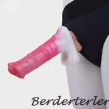 Funda para pene de fantasía, agrandamiento de pene, silicona, funda para pene usable, sexo