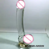 Crystal Glass Long Dildo Penis Sex