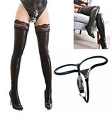 Female Invisible Adjustable Stainless Steel Chastity Belt Panties Bondage BDSM