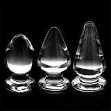 Large Crystal Plug Vagina Ball 60mm Glass Anal Dildo Bead for Women Men Sex