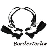 Soft Material Black Shoulder Swing Restraints Open Leg Spreader Adjustable Belt