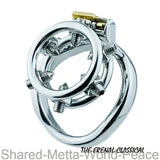 New Chastity Cage Masochism Pain Screw Sleeve Ring Stainless Steel Cage Spiked