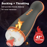 Automatic Male Masturbators Male Telescopic Cup Blowjob Stroker Sex Toys for Men